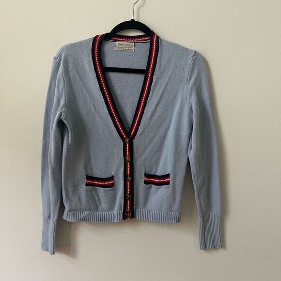 Urban Outfitters Women's Blue V-Neck Button Front Cardigan Sweater Size XS - Picture 1 of 16